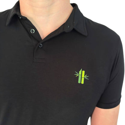 Athletic Fit Black Polo - Robumi Lifestyle