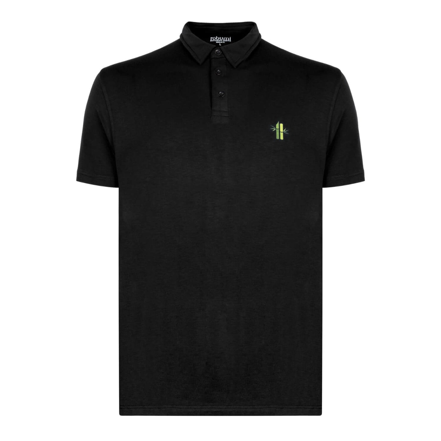Athletic Fit Black Polo - Robumi Lifestyle