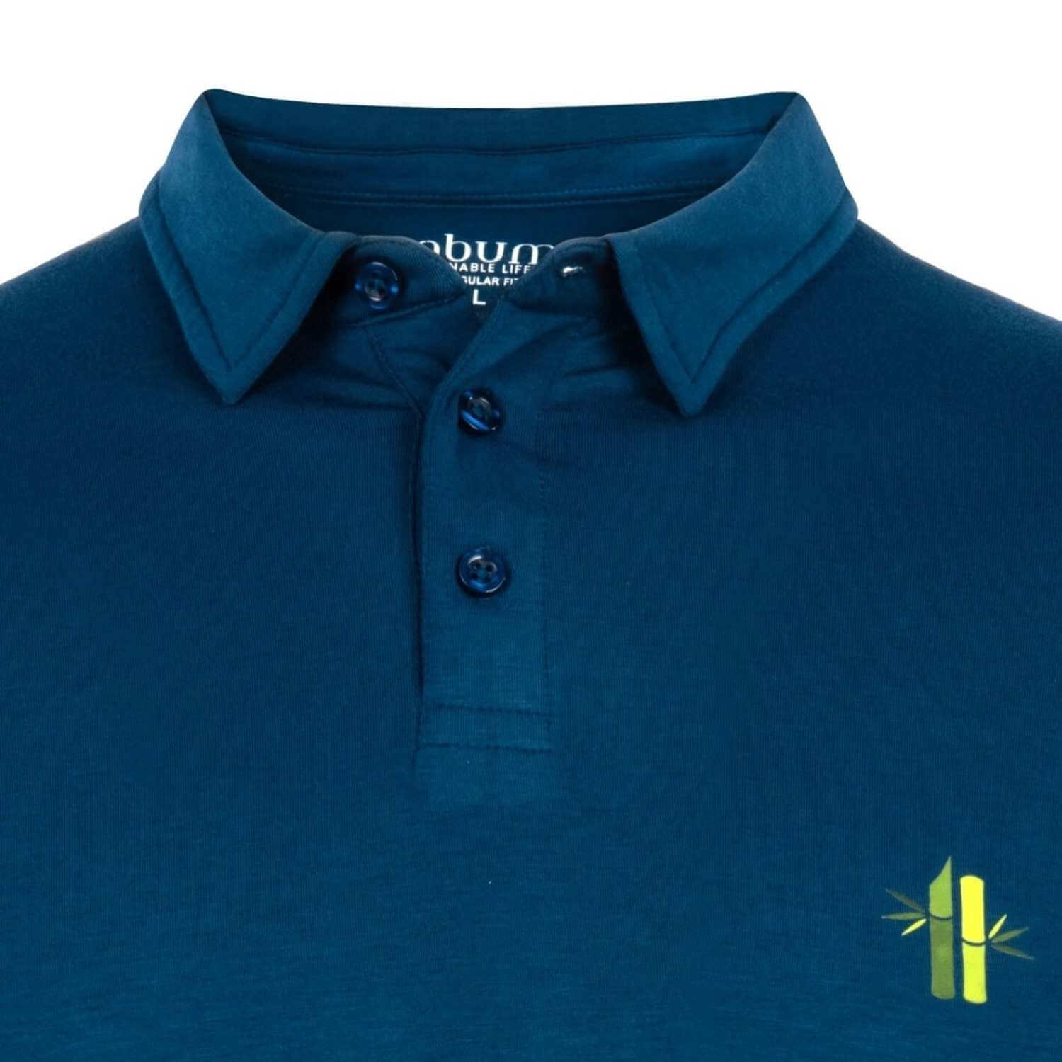 Athletic Fit Poseidon Blue Polo - Robumi Lifestyle