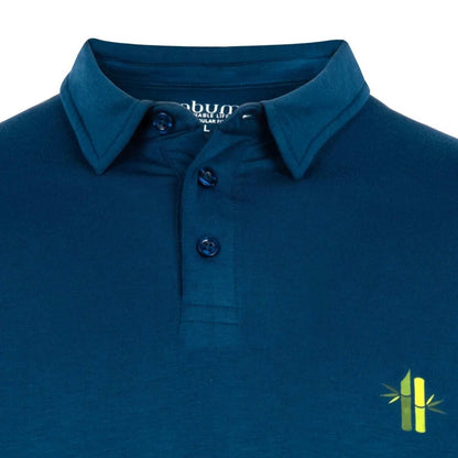 Athletic Fit Poseidon Blue Polo - Robumi Lifestyle