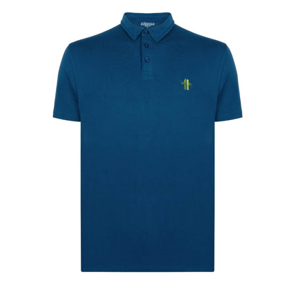 Athletic Fit Poseidon Blue Polo - Robumi Lifestyle