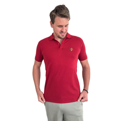Pique Rust Red Polo - Robumi Lifestyle