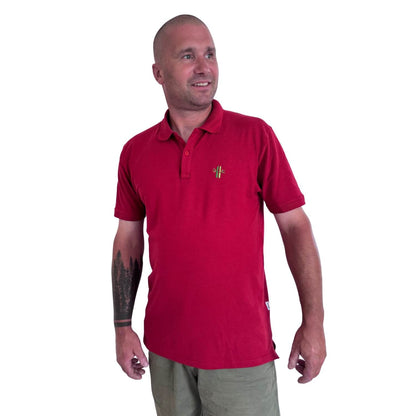 Pique Rust Red Polo - Robumi Lifestyle