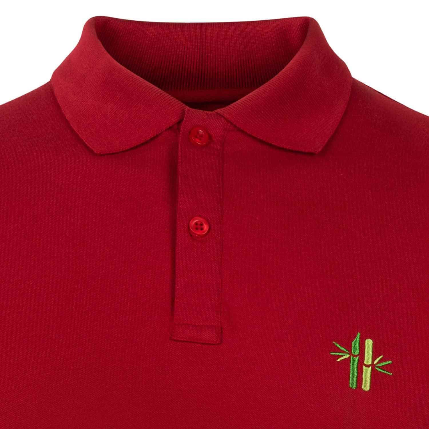 Pique Rust Red Polo - Robumi Lifestyle